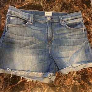 Hudson Medium/light wash Jean shorts